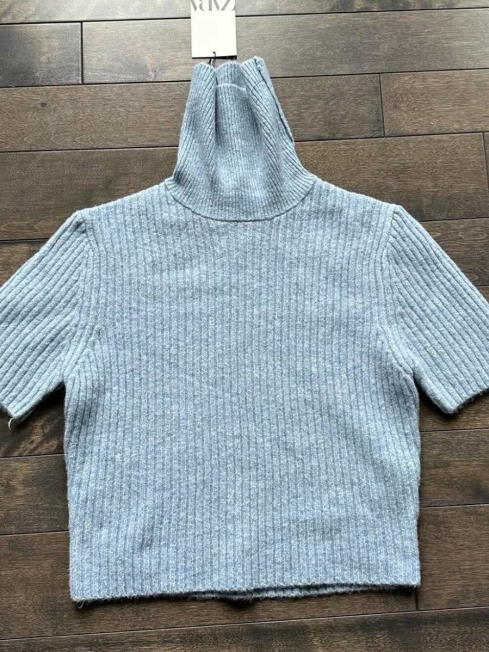 Zara Cropped Ribbed Sweater - new with tags